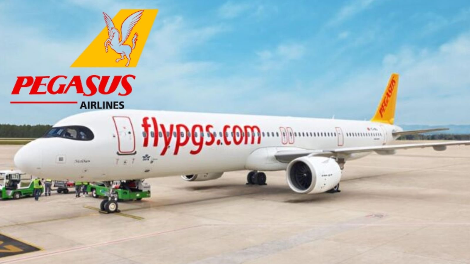 Pegasus’un yolcu, koltuk kapasitesi ve filo verilerini temsil eden havacılık veri görseli