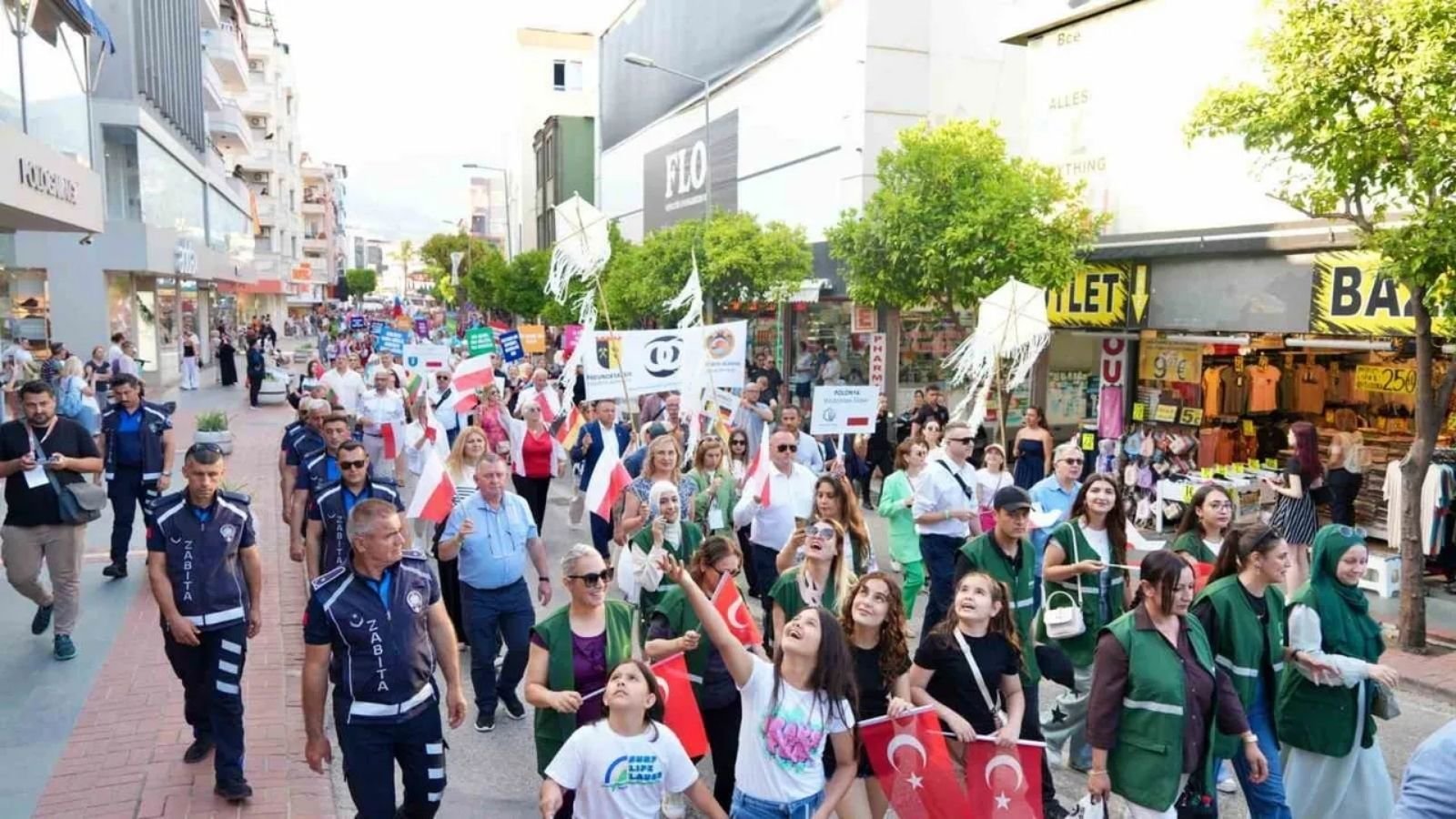 Alanya Uluslararası Kültür Sanat ve Turizm Festivali’nin açılışına ilişkin belediye görseli