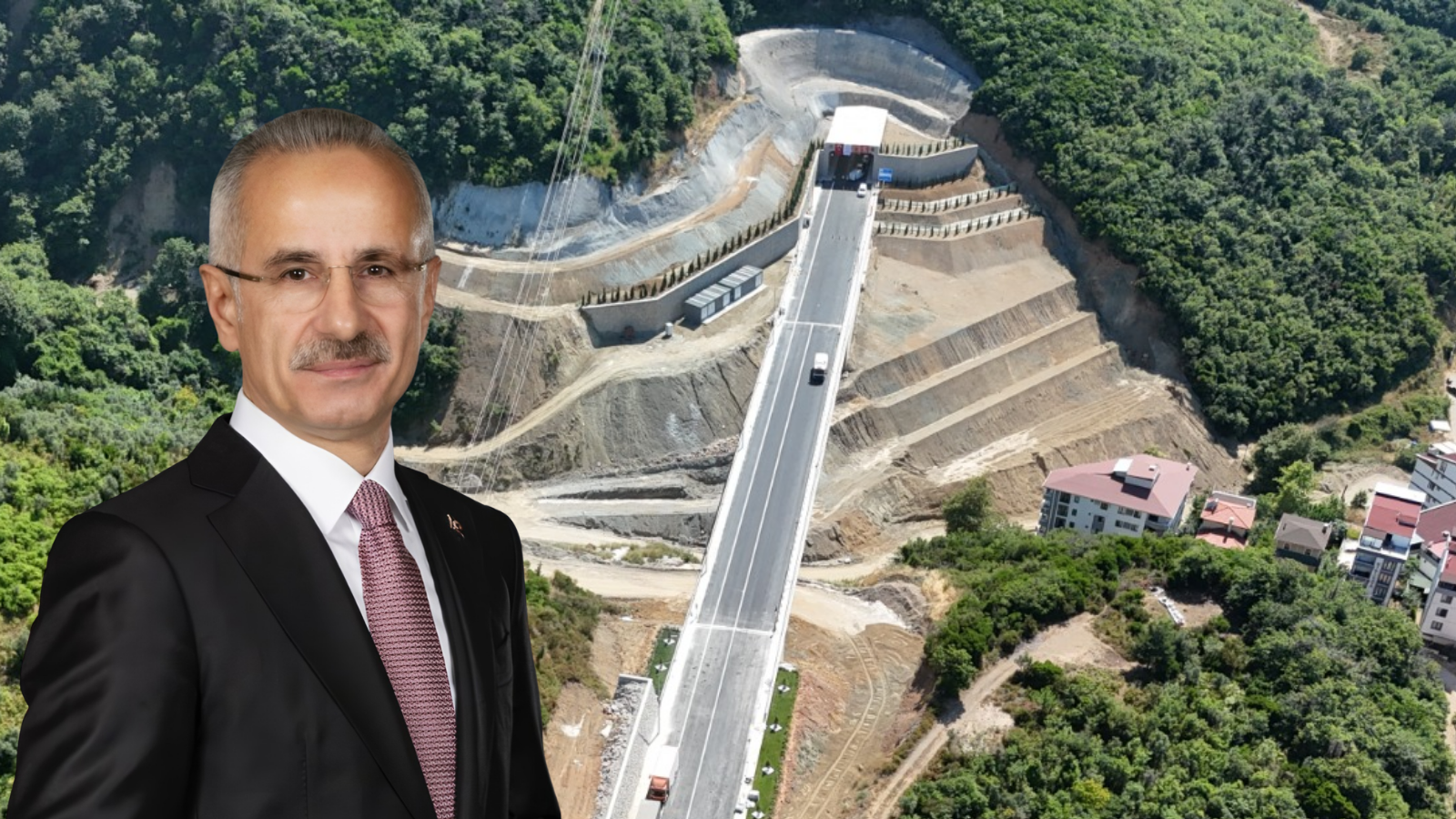 Yalova ile Armutlu arasındaki kıyı yolunda tünel ve viyadükler