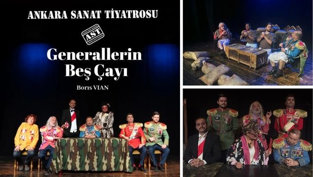 Boris Vian, Generallerin Beş Çayı, tiyatro önerisi