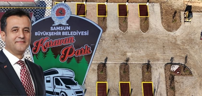Samsun’da İncesu Karavan Park açılışa hazırlanıyor