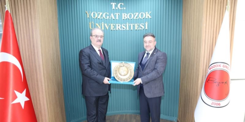 Dr. Serdar Çam, rektör Prof. Dr. Evren Yaşar’ı ziyaret etti