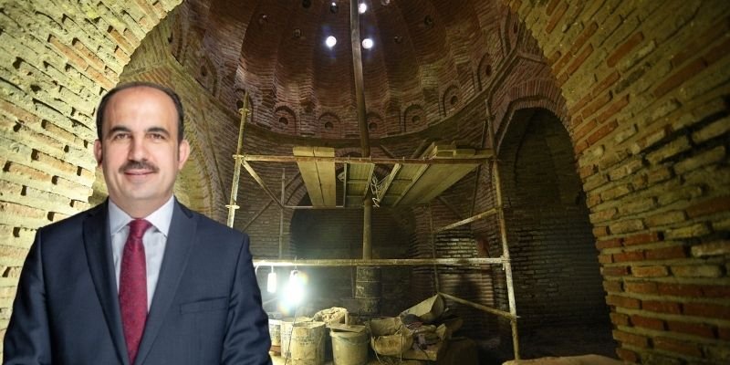 Karamanoğlu Mehmet Bey Hamamı turizme kazandırılıyor