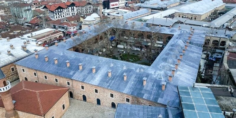 Tarihi İpek Han, eski ihtişamına kavuşuyor