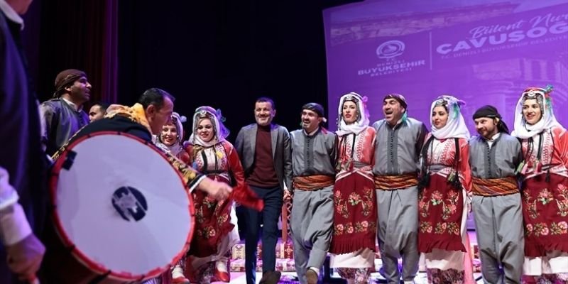 Denizli’de Urfa Sıra Gecesi’nde kültürler buluştu