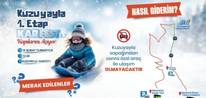 Kartepe KARFEST 2025 ile kış turizmine yeni soluk