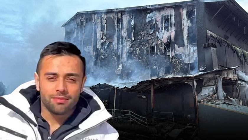 Uludağ’da otel yangını!