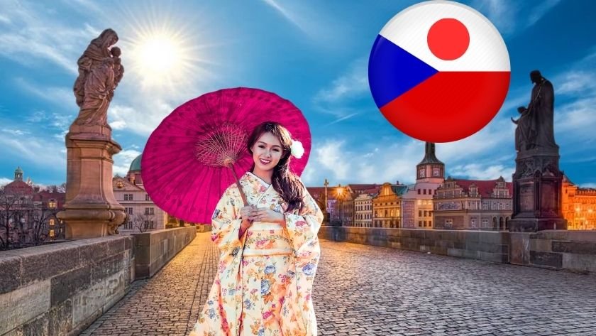 Prag Japon turistler