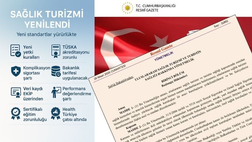 Sağlık turizmi yönetmeliği değişti