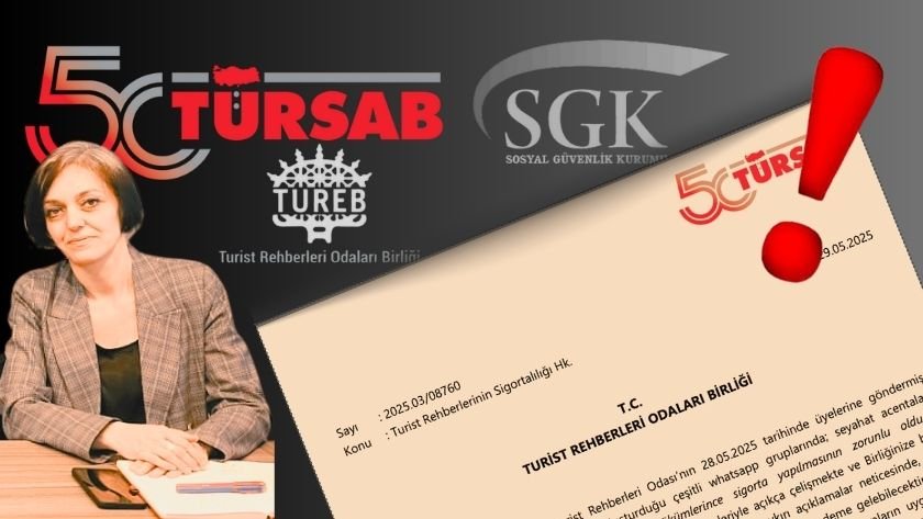 Türsab rehberlikte sigorta uyarısı