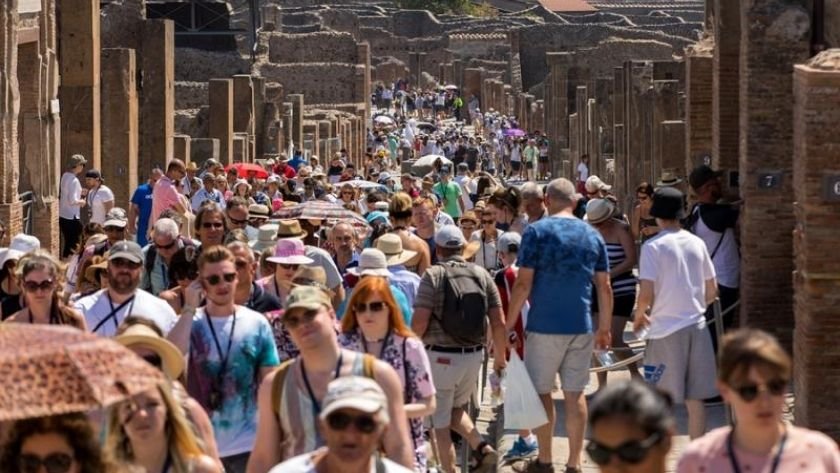 Pompeii 2025 turist sınırlaması