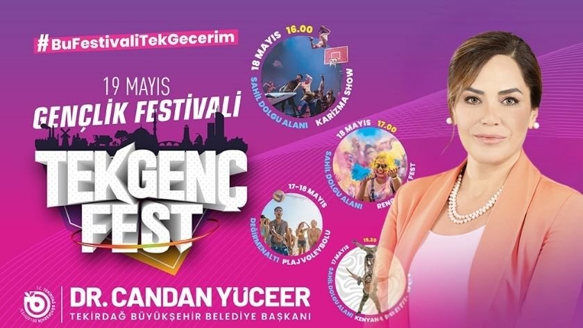 Tekirdağ’da gençlik festivali sahillere yayılıyor