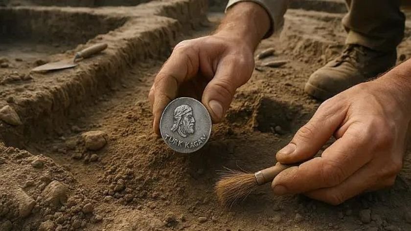 Türk-Kağan yazılı sikke