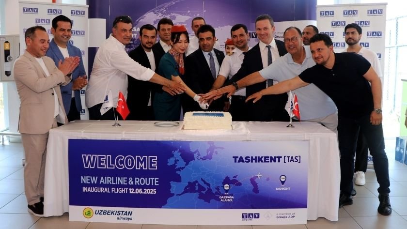 Taşkent’ten Alanya’ya ilk direkt uçuş