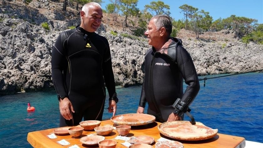 Seramik batığı keşfi dalış turizmini canlandırıyor