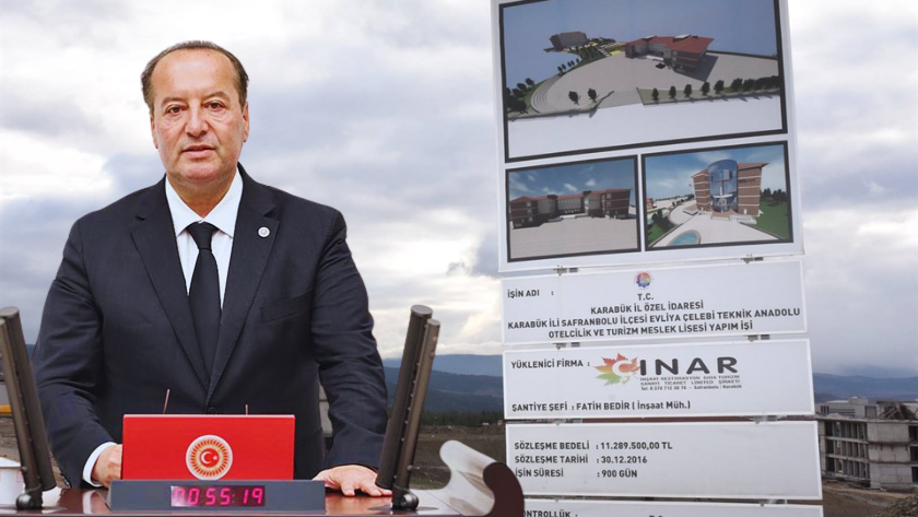 Safranbolu turizm lisesi yıllardır tamamlanamıyor