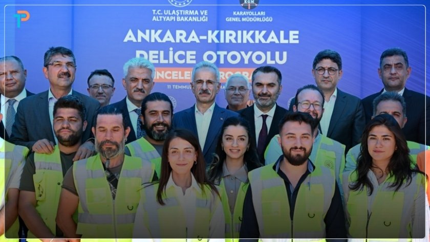 Ankara-Kırıkkale otoyolu inşaatı