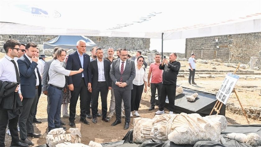 Aspendos kazıları geleceğe miras projesiyle hız kazandı