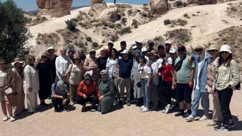 Çorum Belediyesi engelli bireylerle Nevşehir turu düzenledi