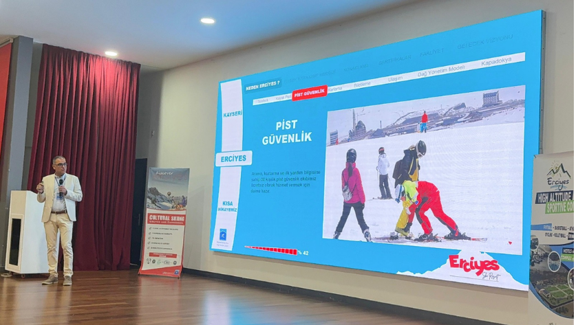 Çukurovalı turizmciler Erciyes buluşması