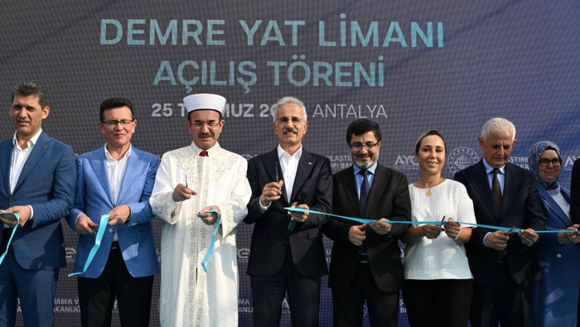 Demre Yat Limanı açılışı