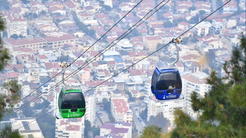 İzmir teleferik tesisi yeniden açılıyor