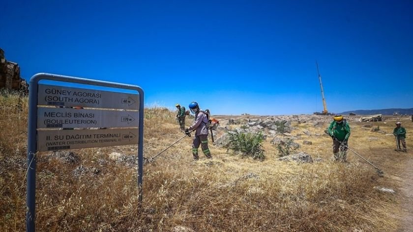 Laodikya Antik Kenti yangın önlemi