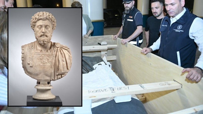 Marcus Aurelius heykeli 65 yıl sonra Türkiye’ye döndü