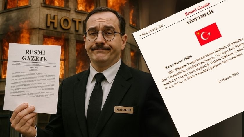 Yangın yönetmeliği turizm için yeniden düzenlendi