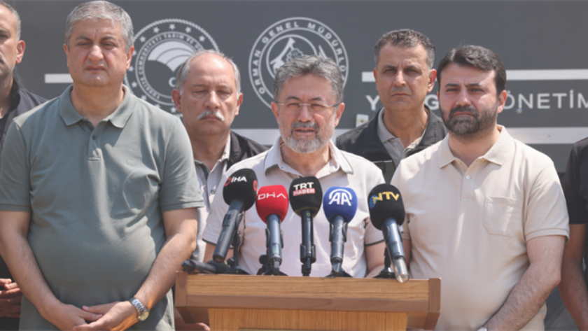 Bakan Yumaklı orman yangınlarıyla ilgili son durumu açıkladı