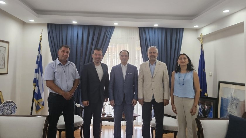 Edirne Yunanistan Konsolosu’na veda ziyareti yapıldı
