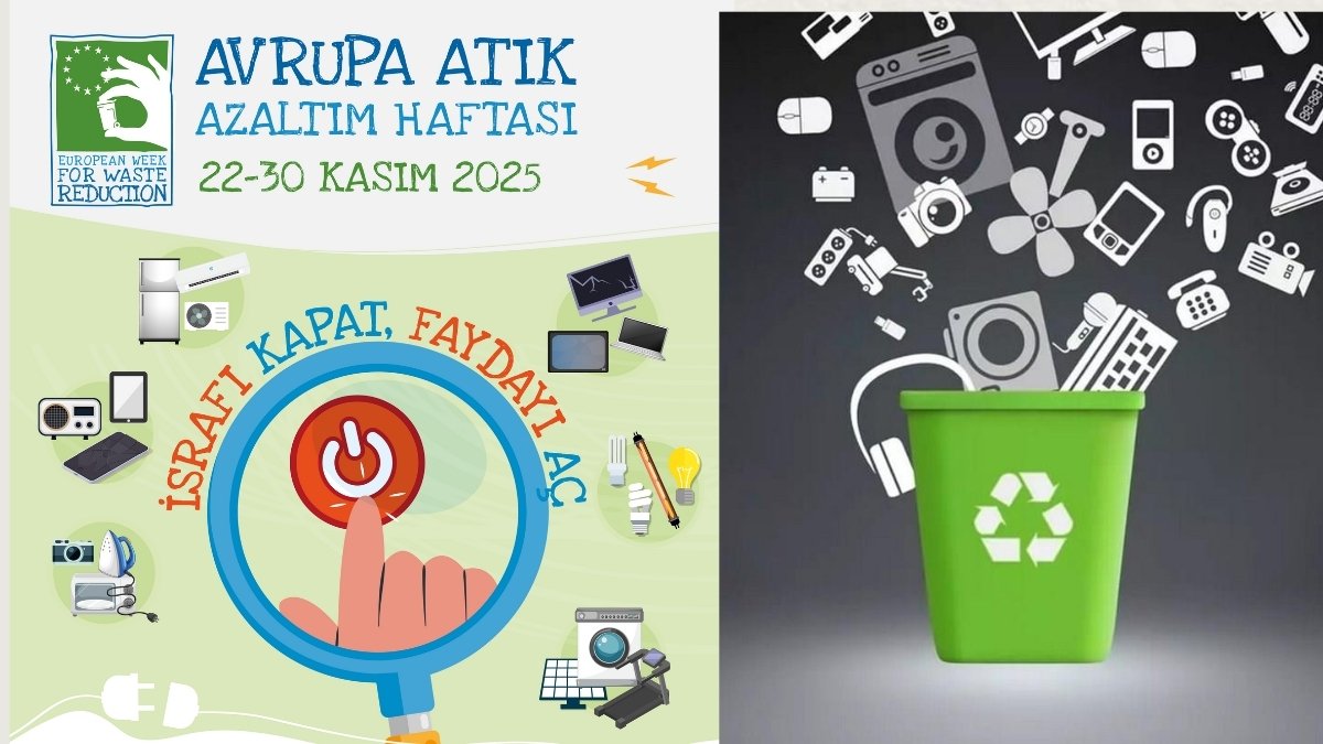 Avrupa Atık Azaltım Haftası 2025 elektronik atık temasıyla başlıyor