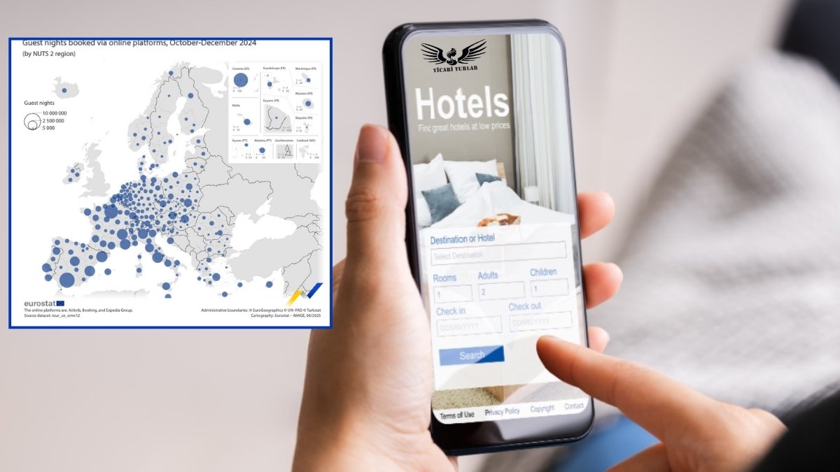 Avrupa turizminde online otel rezervasyonları yükseldi