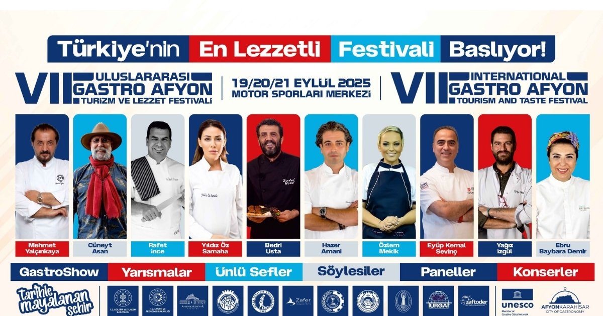 Gastro Afyon turizm ve lezzet festivali başlıyor