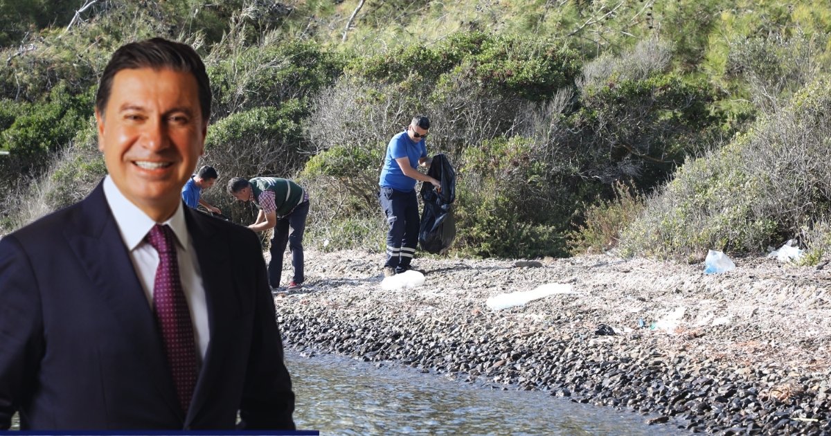 Muğla Büyükşehir, Gökova ve Göcek koylarında 31 ton atık topladı