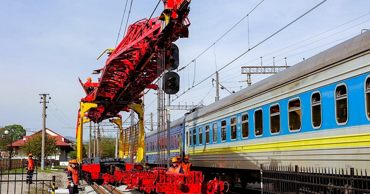 Ukrayna Avrupa standartlı demiryolu hattını açtı