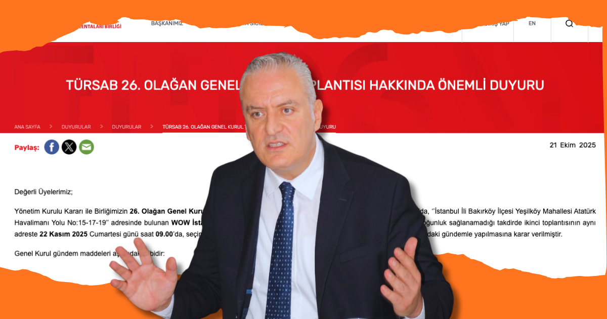 TÜRSAB duyurusunda usul eksikliklerine tepki