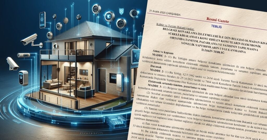 Belgesiz konaklama işletmelerine dijital denetim başlatıldı