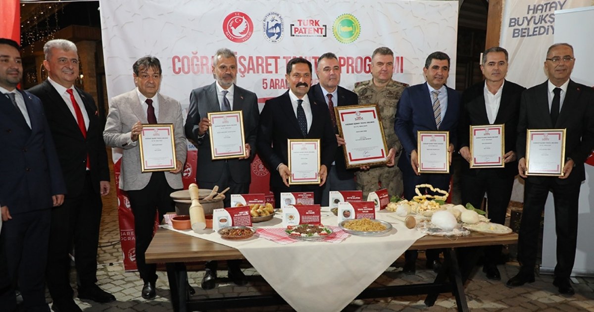 Hatay’ın tescilli lezzetleri 57’ye yükseldi