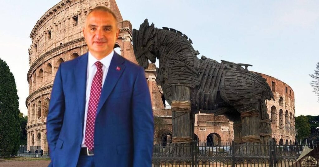 Troya sergisi Roma yolunda