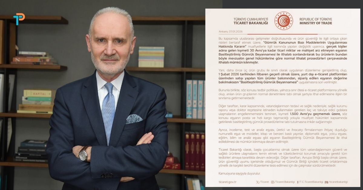 30 euro muafiyeti kaldırıldı