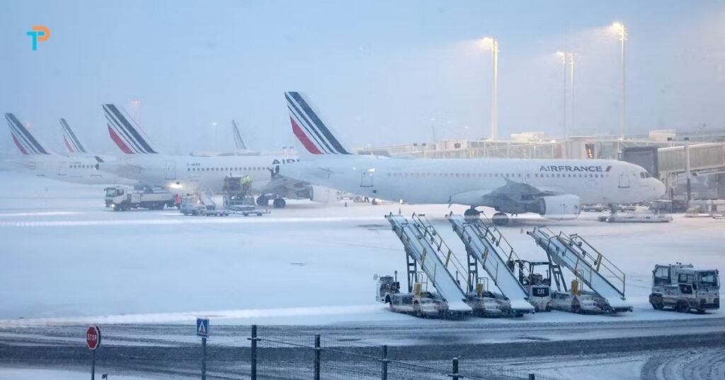 Kar Avrupa havacılığını kilitledi - TurizmPolitika Paris ve Amsterdam kar nedeniyle uçuşları iptal etti