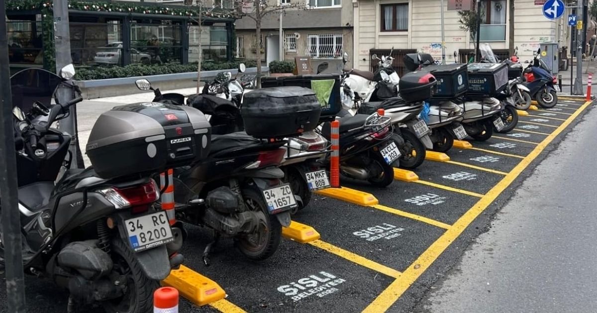 Şişli’de motosikletlere yeni alan